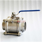 三片式快装球阀