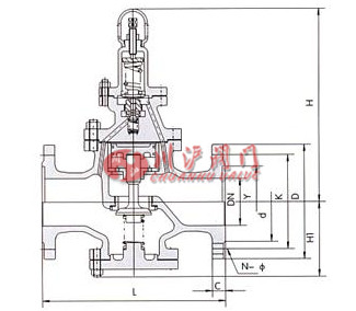 Y43H型蒸汽减压阀结构图